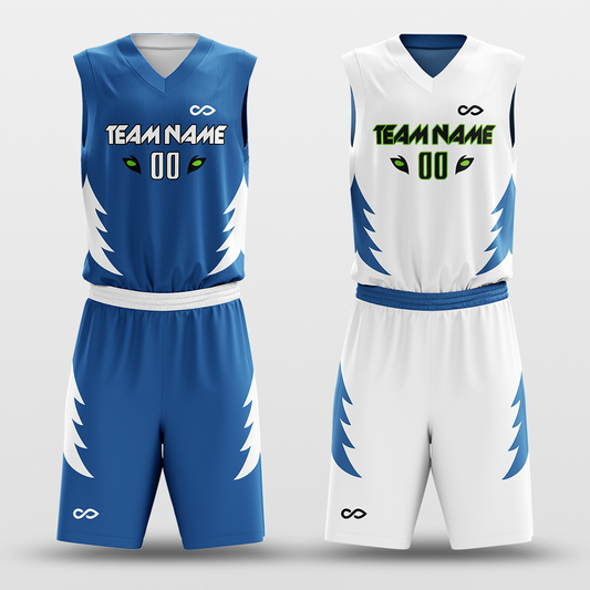 Lone Wolf - Customized Reversible Sublimated Basketball Set BK197