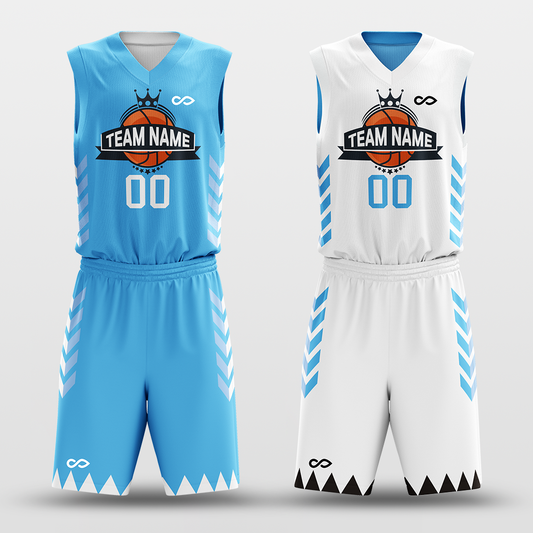 CLASSIC17 - Customized Reversible Sublimated Basketball Set BK098