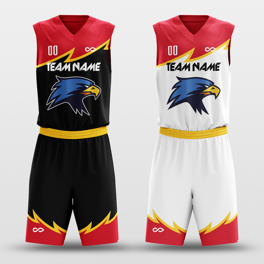 Hawks - Customized Reversible Sublimated Basketball Set BK200