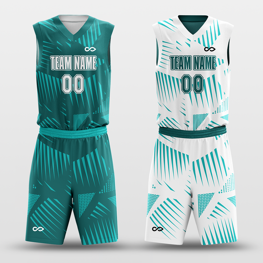 Mint - Customized Reversible Sublimated Basketball Set BK172