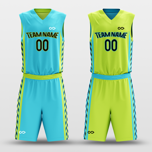 Protection - Customized Reversible Sublimated Basketball Set BK211