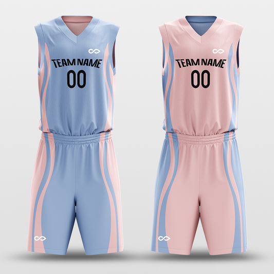 CLASSIC28 - Customized Reversible Sublimated Basketball Set BK131