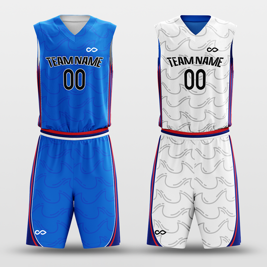 Classic 67 - Customized Reversible Sublimated Basketball Set BK225