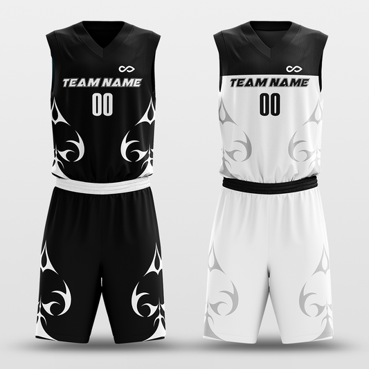 Spades - Customized Reversible Sublimated Basketball Set BK174