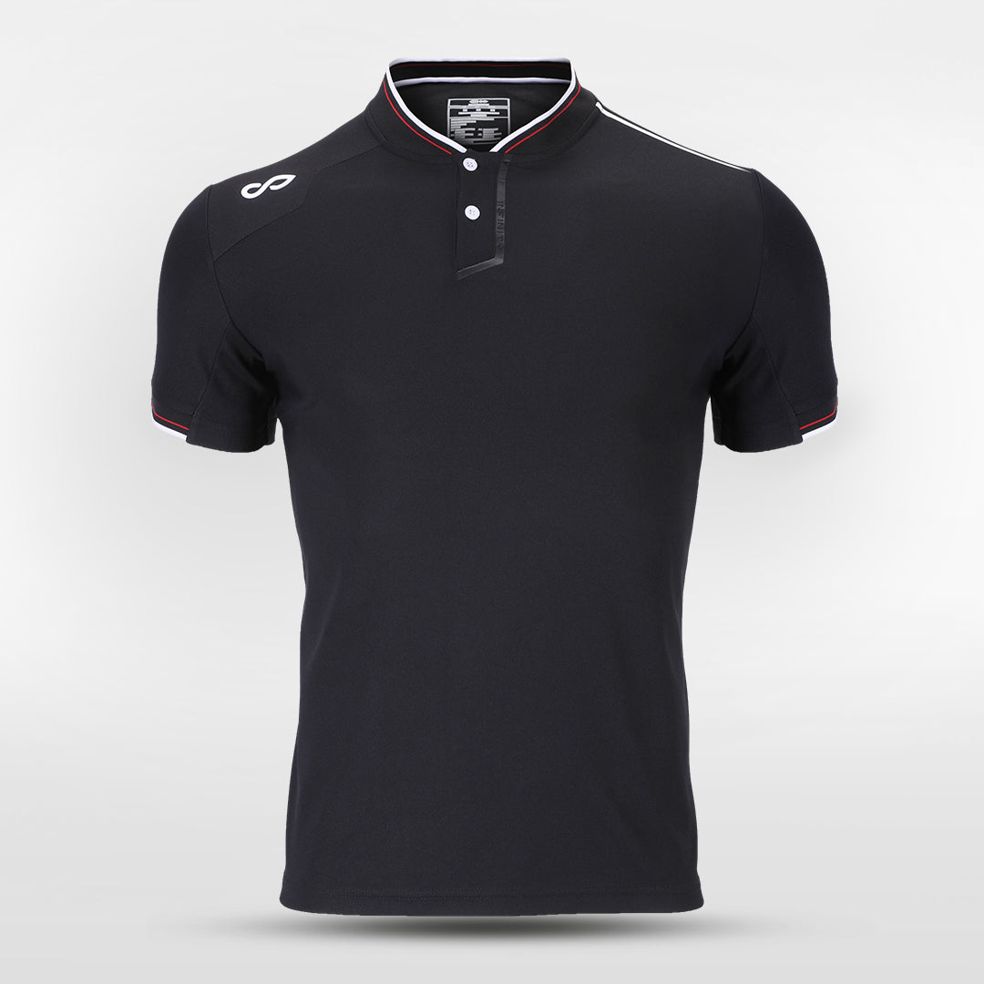 Leisure Stand Collar Polo Shirt 14728