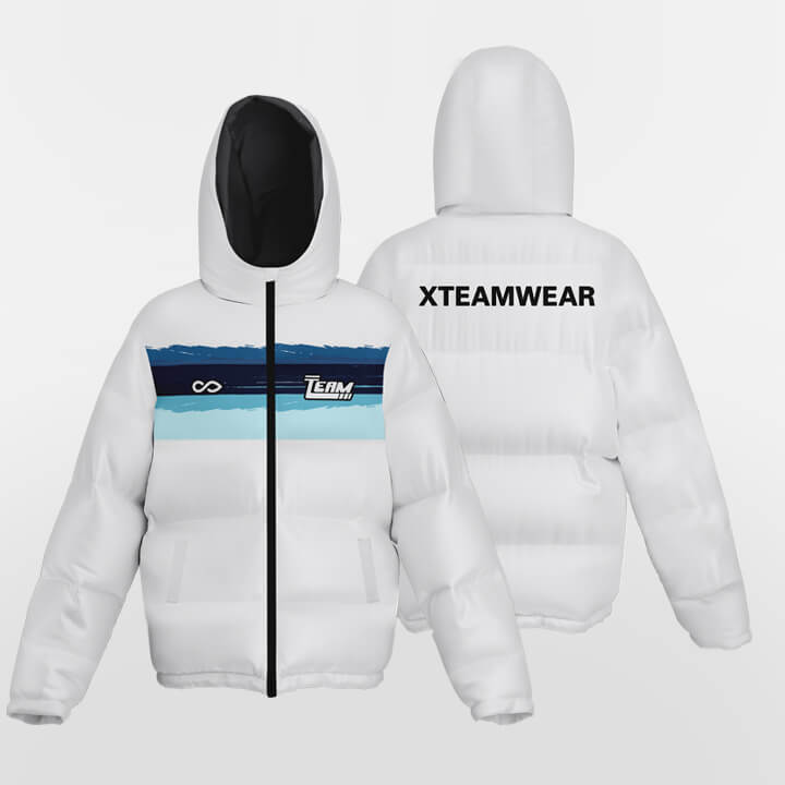 white winter jacket